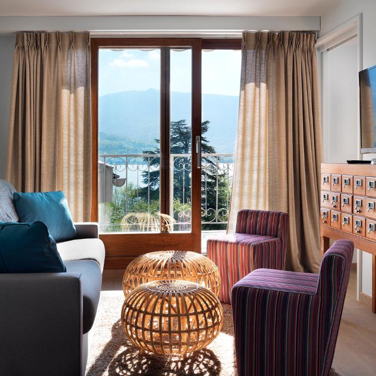 Hôtel Beau Site Talloires B SPA - Suite Junior avec Accès Gratuit au Spa - Vue sur Lac - 3
