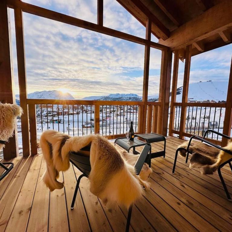 Alpe d'Huez Houses - Cassini- Bel appartement avec vue Ski In-Ski Out pour 6 - Appartement 3 Chambres avec Vue sur la Montagne - 1