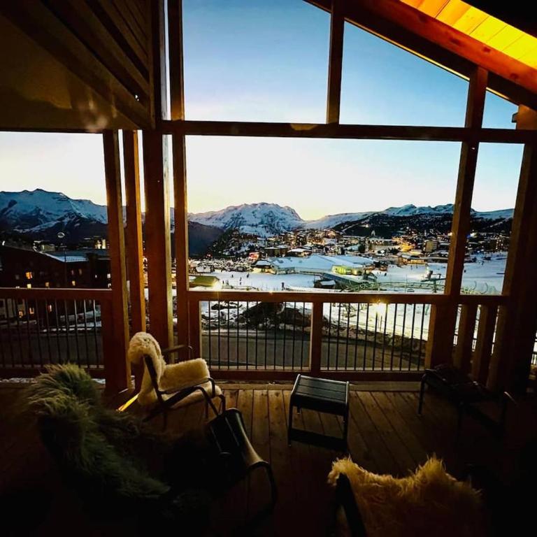Alpe d'Huez Houses - Cassini- Bel appartement avec vue Ski In-Ski Out pour 6 - Appartement 3 Chambres avec Vue sur la Montagne - 19