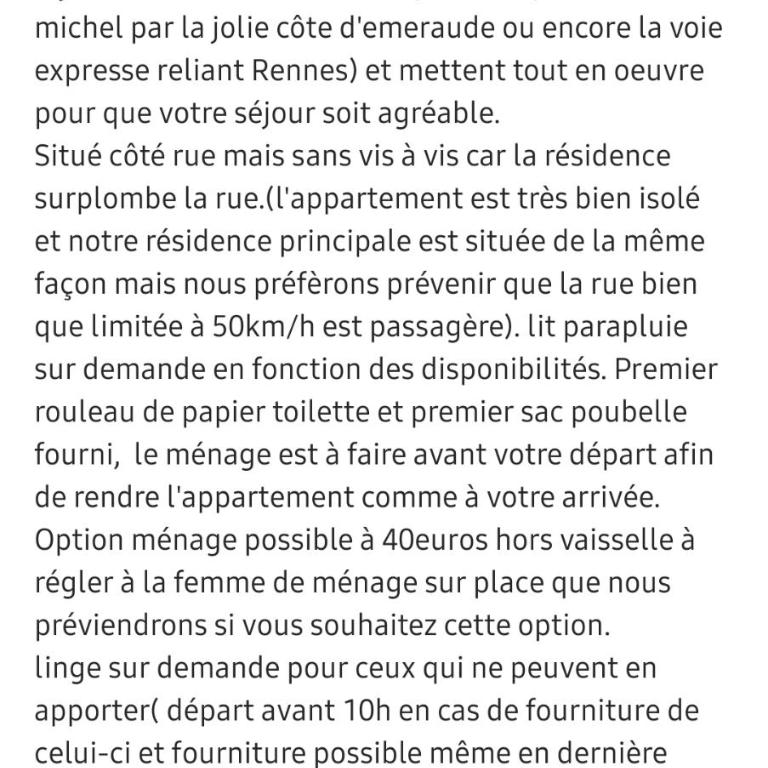 T2 récent étoilé Saint-Malo - Appartement 1 Chambre - 21