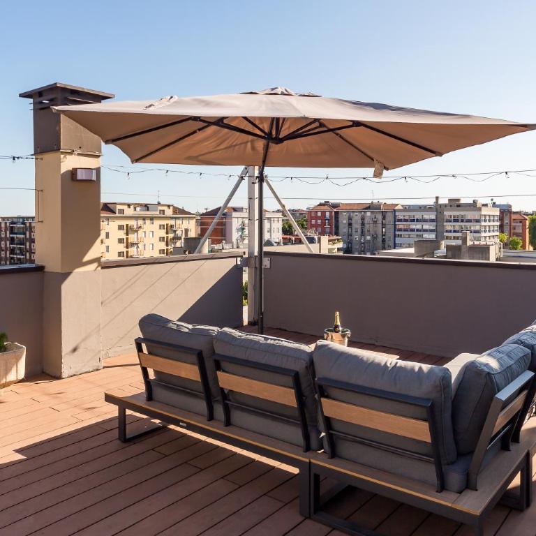 Navigli Suite Panoramica Terrazzo Free Parking AC Wifi - Appartamento con 1 Camera da Letto - 33