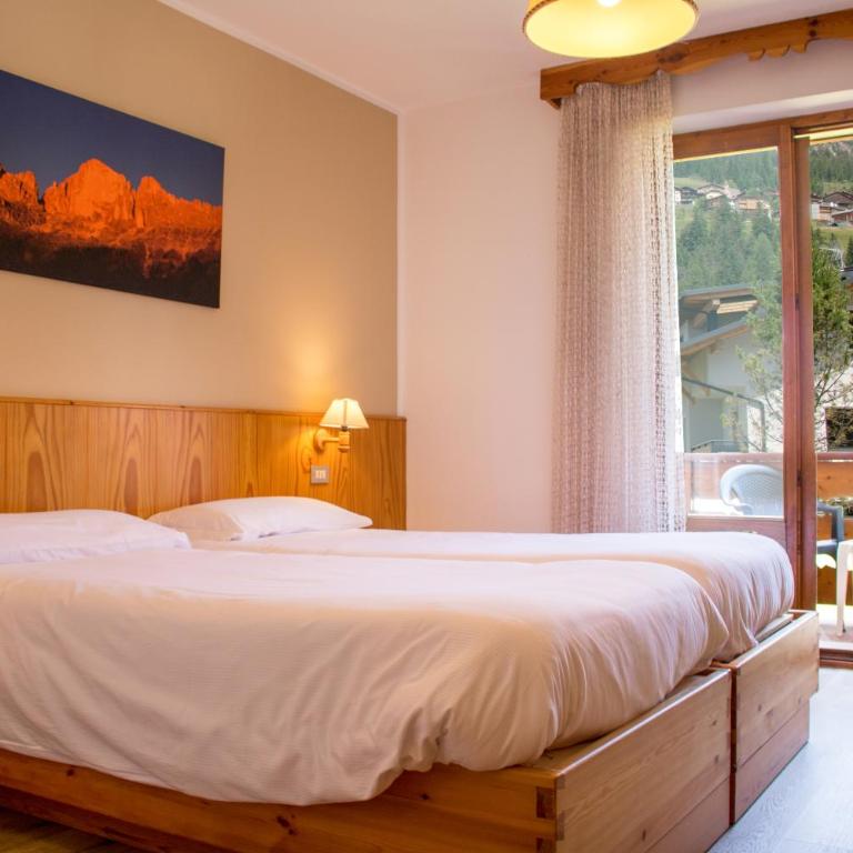 Hotel Garnì Rosengarten - Camera Matrimoniale/Doppia con Letti Singoli con Vista Montagna - 6