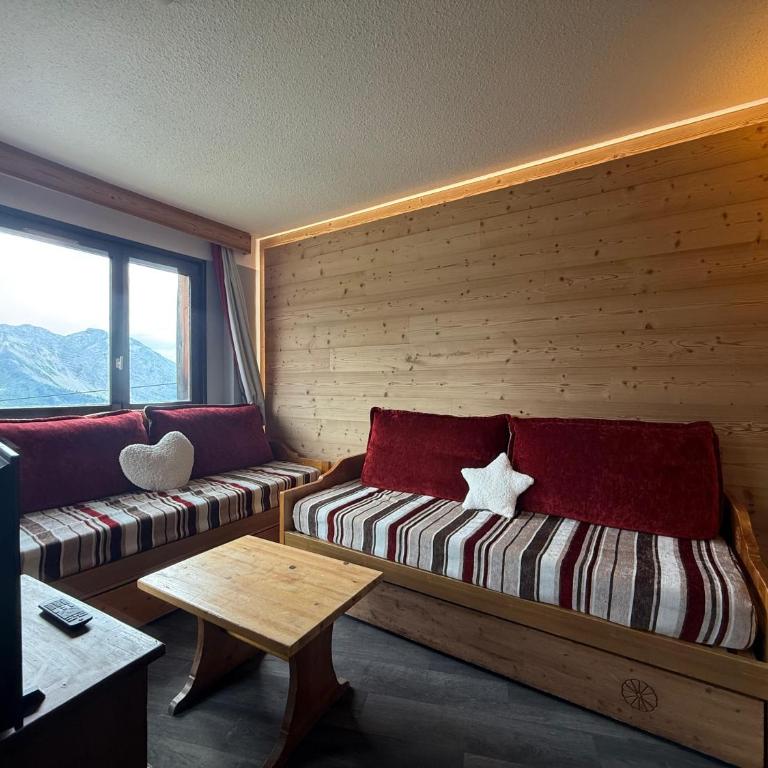 DEUX PIÈCES CHALEUREUX VUE IMPRENABLE Résidence Datcha AU PIED DES PISTES - Appartement 1 Chambre - 4