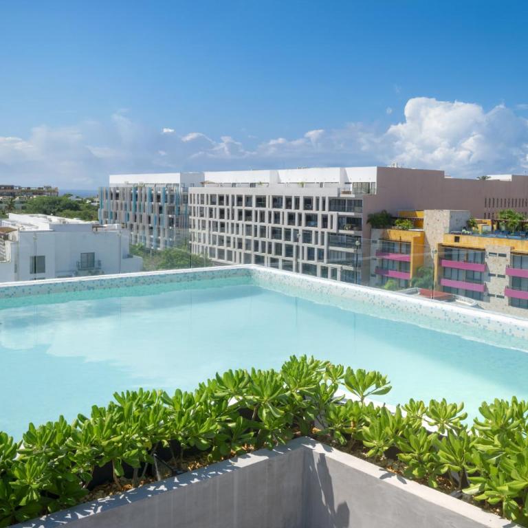 Comfortable Studio with Pool in a Central Area - Playa del Carmen - Huaya 501 - Apartamento de 1 dormitorio - 11