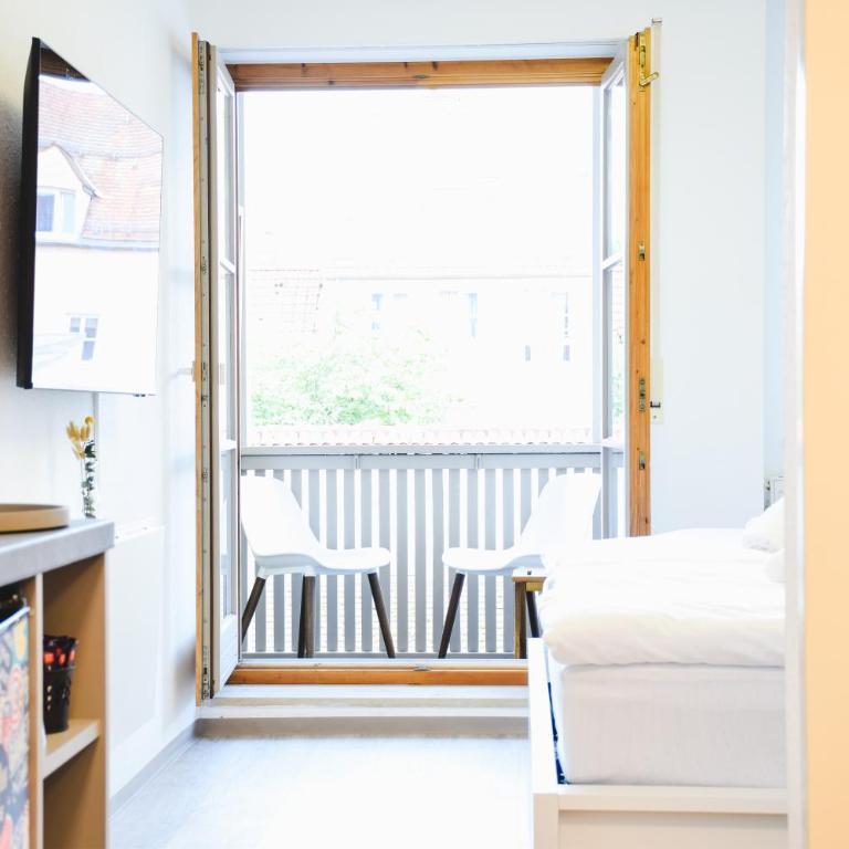 Zentral in Kempten - 2 Gäste - Balkon - Ruhig - Apartamento Estudio con cama extragrande - 3