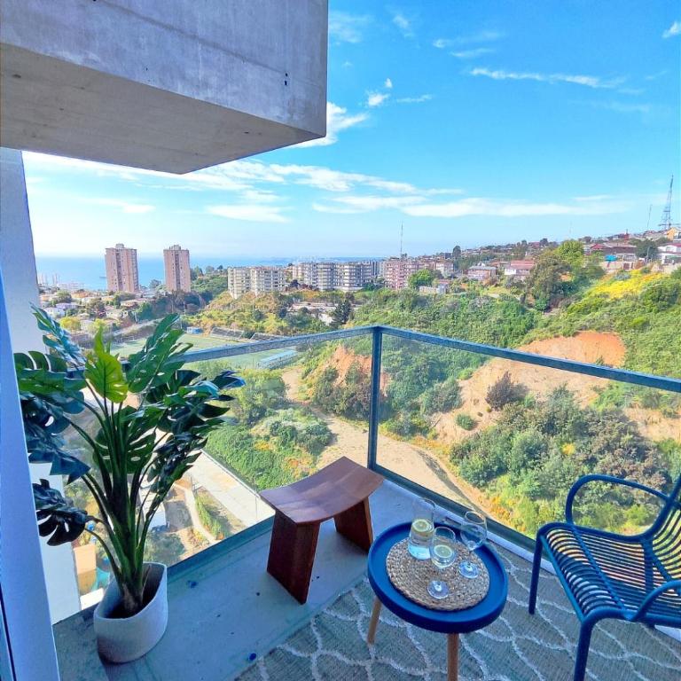 1707 Departamento con terraza vista al mar - Apartamento con vistas y balcón - 3