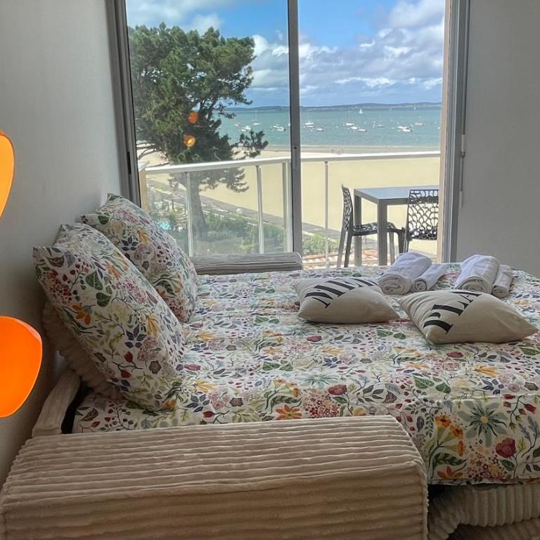 Première ligne - Vue mer exceptionnelle - Accès direct plage - Grand balcon - Parking privatif clos - Tout à pieds - Appartamento con 1 Camera da Letto e Vista Oceano - 4