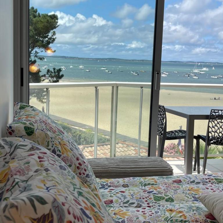 Première ligne - Vue mer exceptionnelle - Accès direct plage - Grand balcon - Parking privatif clos - Tout à pieds - Appartamento con 1 Camera da Letto e Vista Oceano - 1