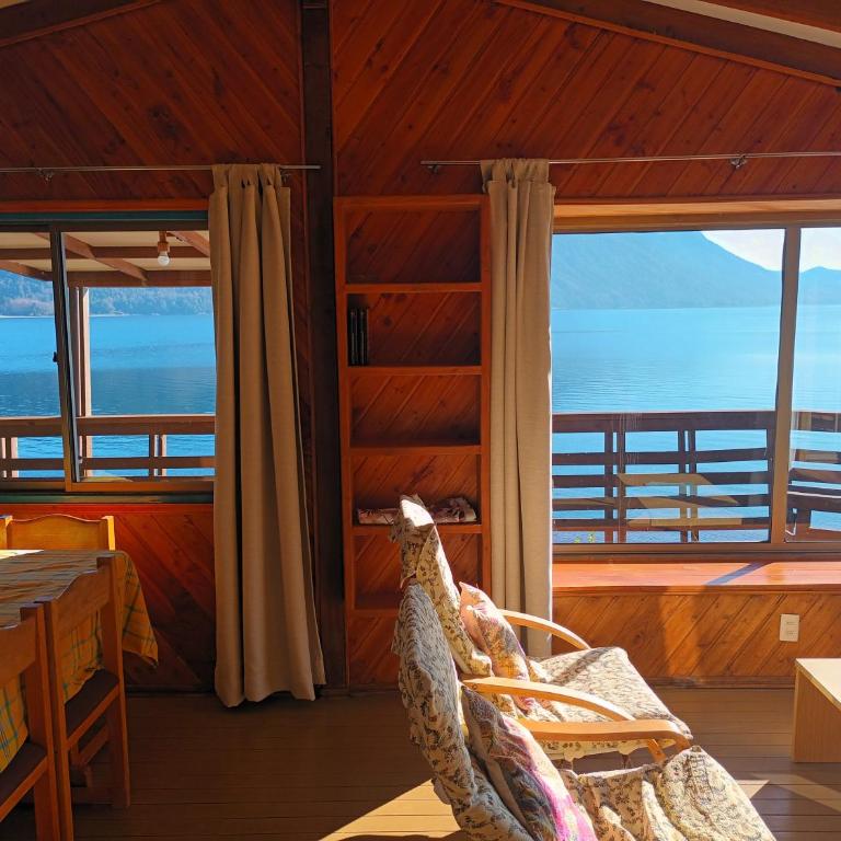 Cabaña Celeste - Acceso directo a playa lago Caburgua y cancha de tenis - direct access Beach in Caburgua Lake and tenis court - Three-Bedroom Apartment - 8