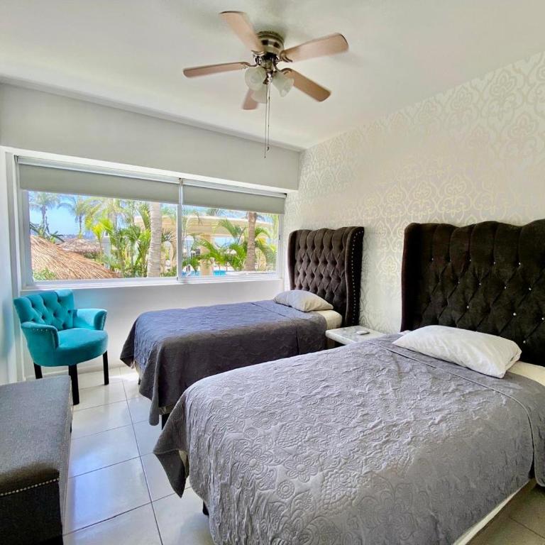 FRENTE AL MAR A PIE DE PLAYA ALBERCA y JACUZZI 7 - Apartment with Sea View - 6