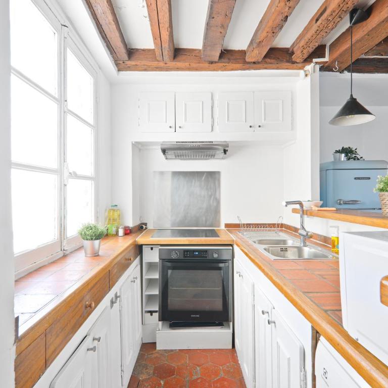 Musee du Louvre 5 Luxurious Apartment 1BR-6P Free Netflix - Appartement 1 Chambre - 8