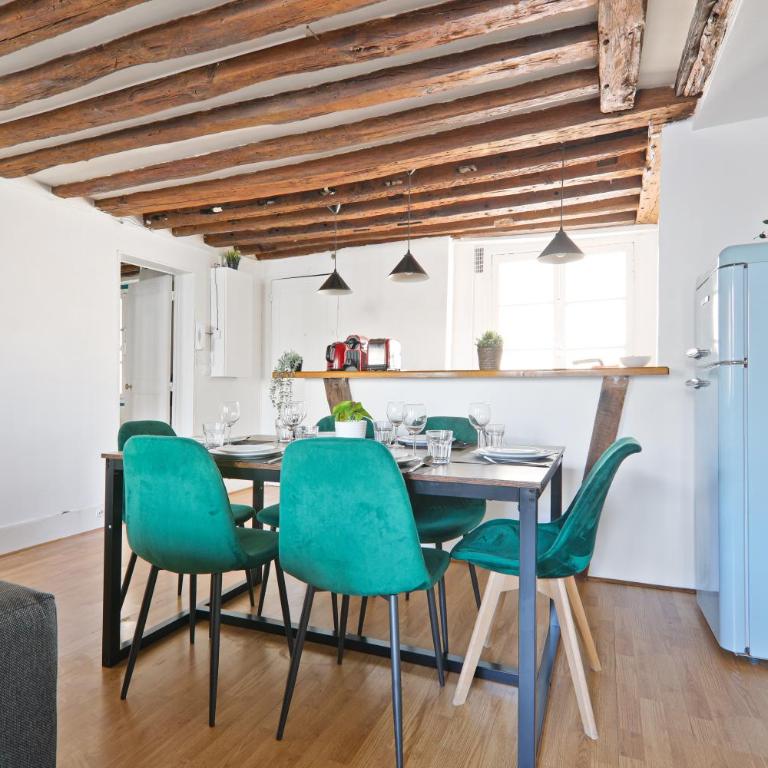 Musee du Louvre 5 Luxurious Apartment 1BR-6P Free Netflix - Appartement 1 Chambre - 3
