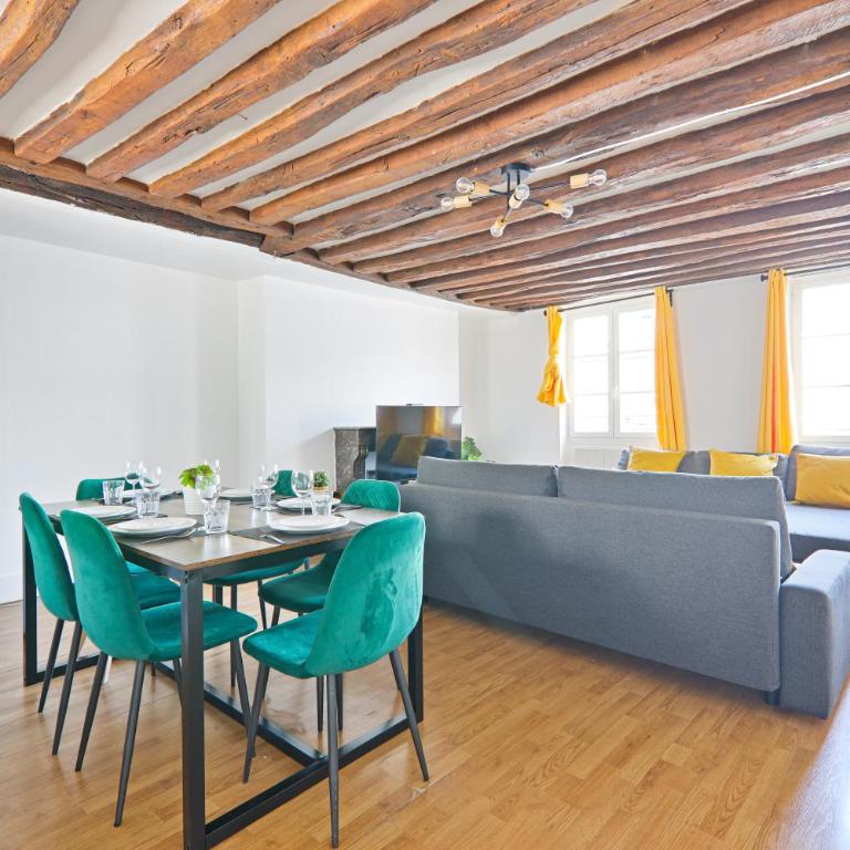 Musee du Louvre 5 Luxurious Apartment 1BR-6P Free Netflix - Appartement 1 Chambre - 9