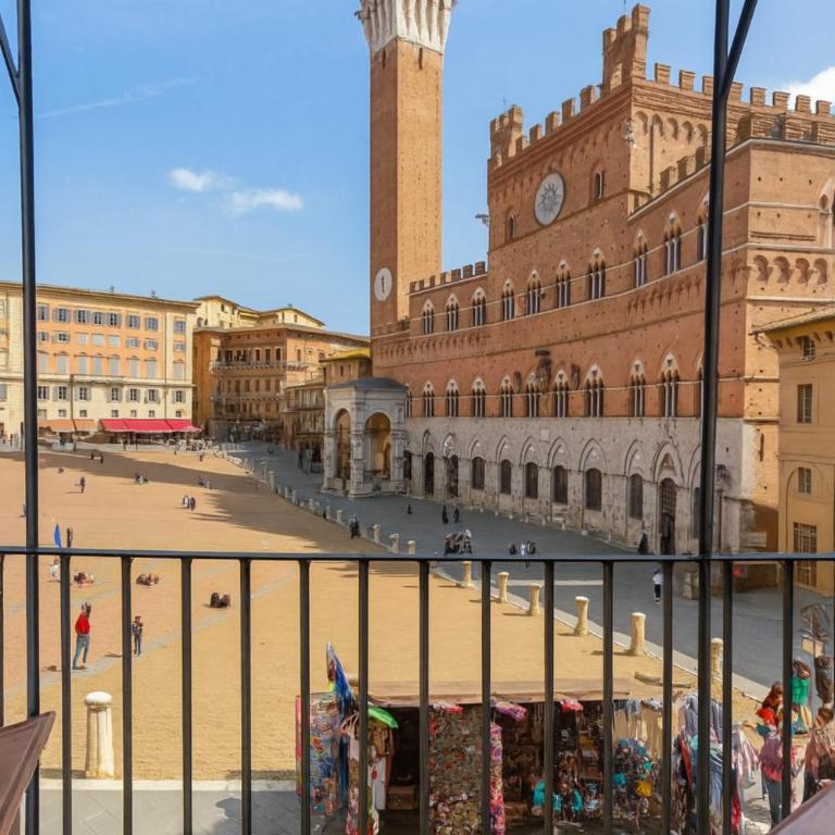 The Balcony Suite - Piazza del Campo - Appartamento con 2 Camere da Letto - 1