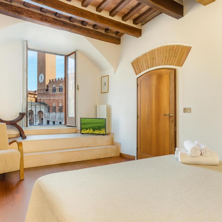 The Balcony Suite - Piazza del Campo - Appartamento con 2 Camere da Letto - 37