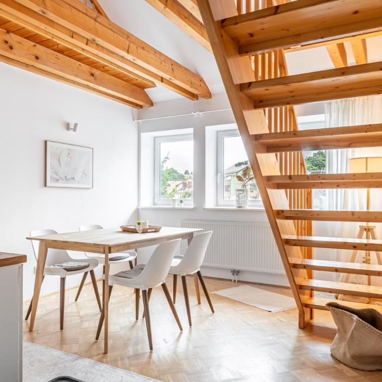 Alpena Homes, Zentrum, Domblick, Küche - Apartment mit 1 Schlafzimmer - 1