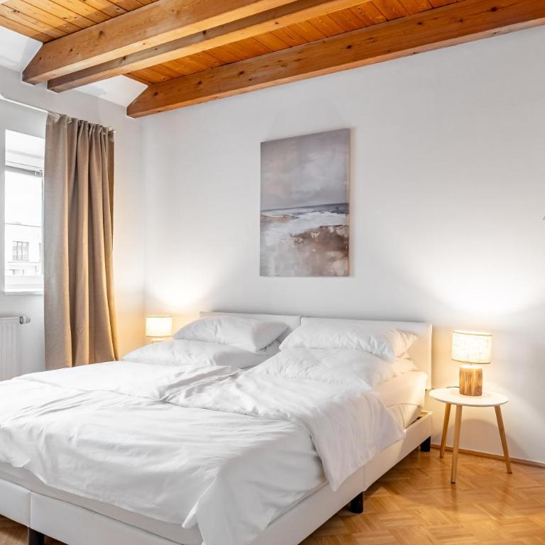 Alpena Homes, Zentrum, Domblick, Küche - Apartment mit 1 Schlafzimmer - 6