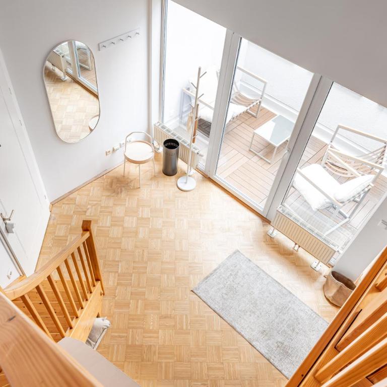 Alpena Homes, Zentrum, Domblick, Küche - Apartment mit 1 Schlafzimmer - 7