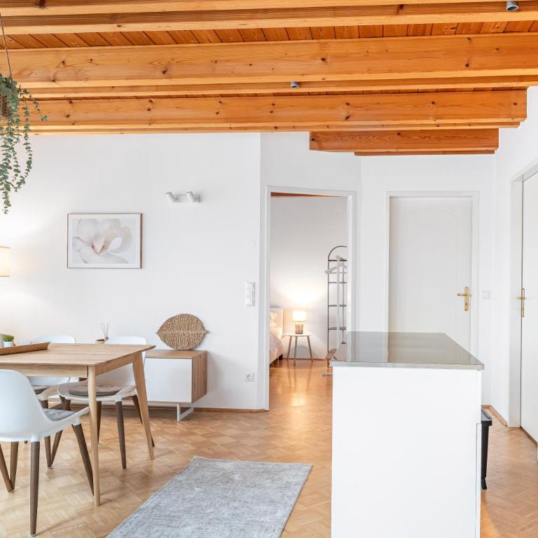 Alpena Homes, Zentrum, Domblick, Küche - Apartment mit 1 Schlafzimmer - 9