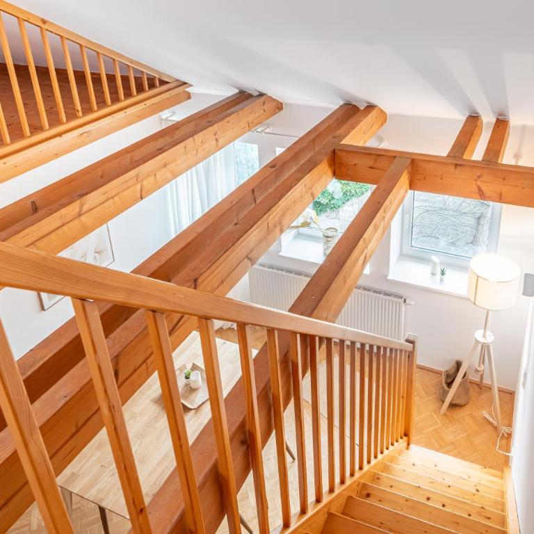 Alpena Homes, Zentrum, Domblick, Küche - Apartment mit 1 Schlafzimmer - 9