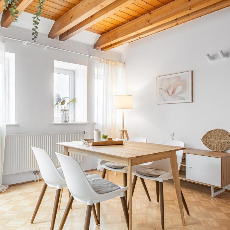 Alpena Homes, Zentrum, Domblick, Küche - Apartment mit 1 Schlafzimmer - 11