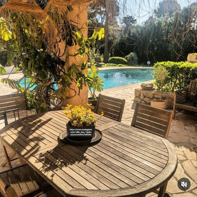 Bas de villa avec piscine à partager, sur la Côte d'Azur - Maison 2 Chambres - 1