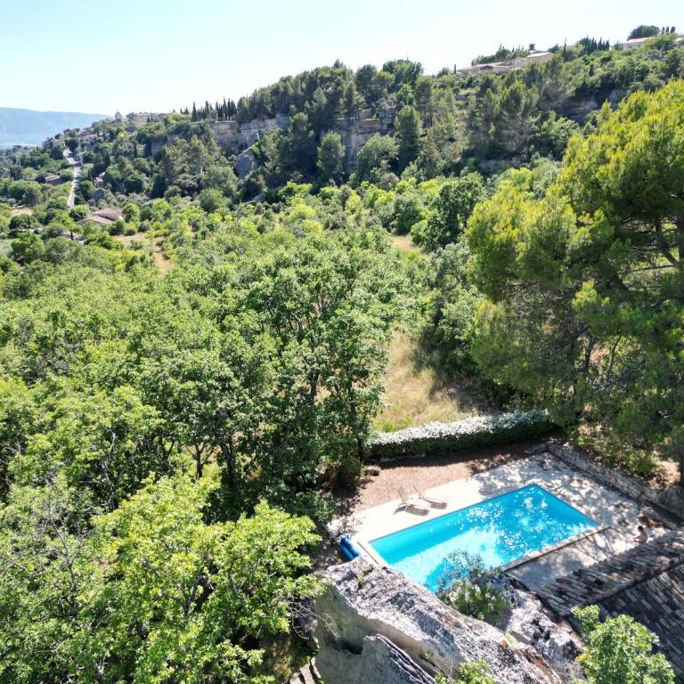 Mas à Gordes avec piscine et vue incroyable à 800 m du village - Villa Deluxe - 56