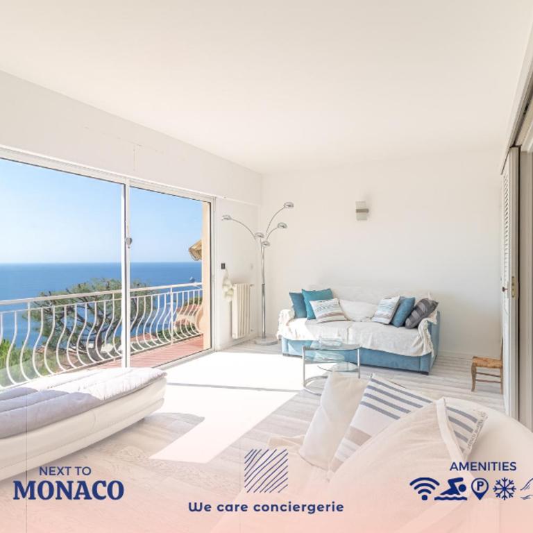 Family Villa-sea view, pool and garden near Monaco - Appartement - 1