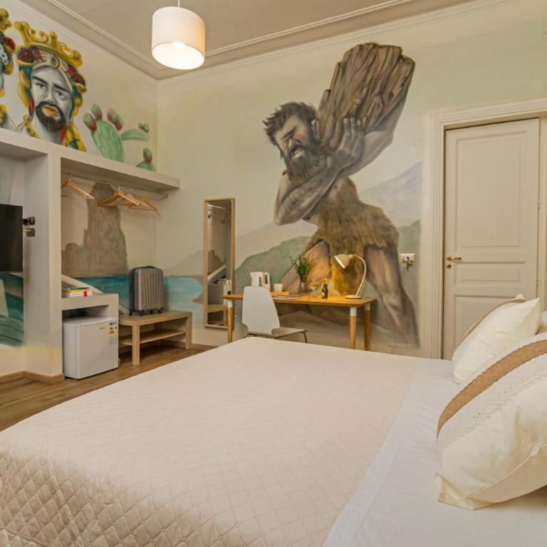 Catania Urban Rooms - Artistic Design Rooms in Catania Center near Via Etnea - Discover our Promo on www cataniaurbanrooms it - Double Room with Extra Bed - 5
