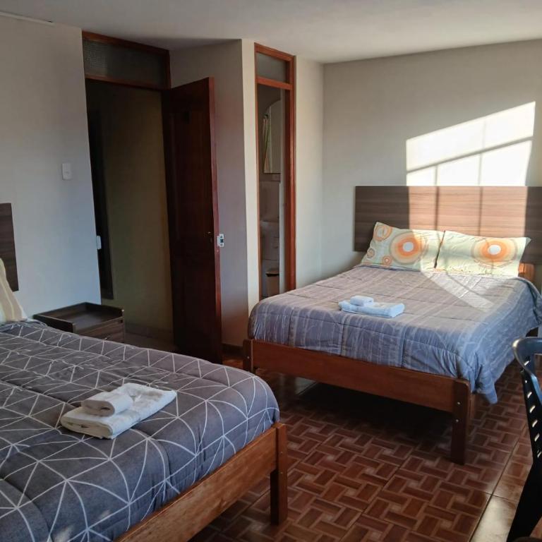 Hospedaje El Capuli - Habitación Doble - 2 camas - 2