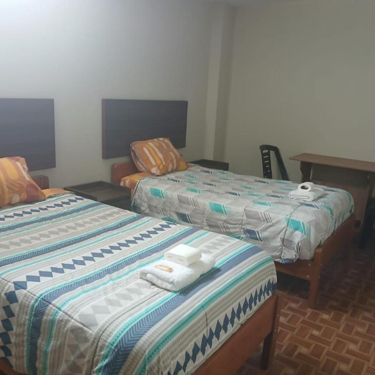 Hospedaje El Capuli - Habitación Doble - 2 camas - 3
