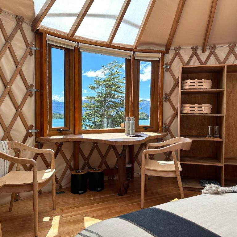 Patagonia Camp - Habitación Doble Deluxe con vistas al lago - 1 o 2 camas - 3