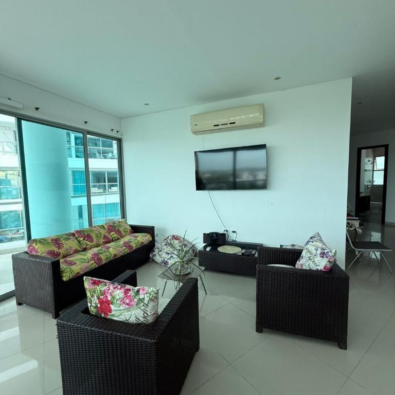 Apartamento Luxury hotel sonesta cartagena seaway 935 frente al mar - Three-Bedroom Apartment - 21