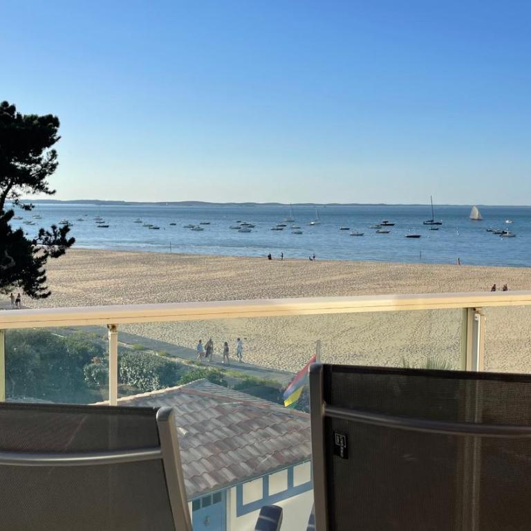 Première ligne - Vue mer exceptionnelle - Accès direct plage - Grand balcon - Parking privatif clos - Tout à pieds - Appartamento con 1 Camera da Letto e Vista Oceano - 3