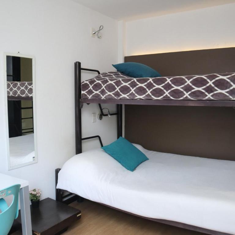 Hermosa Habitación con balcon cama mat y litera Polanco - Apartamento de 1 dormitorio - 1