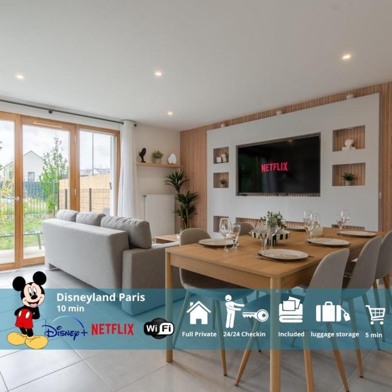 La Villa Maupiti, 12pers, 7 min Disneyland Paris - Haus mit 4 Schlafzimmern - 1