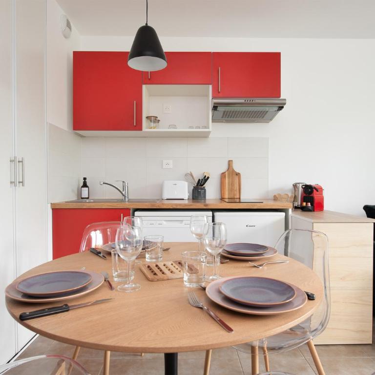 Appartement Centre Ville Toulouse - Dôme la Grave - WiFi- Parking GRATUIT - One-Bedroom Apartment - 8