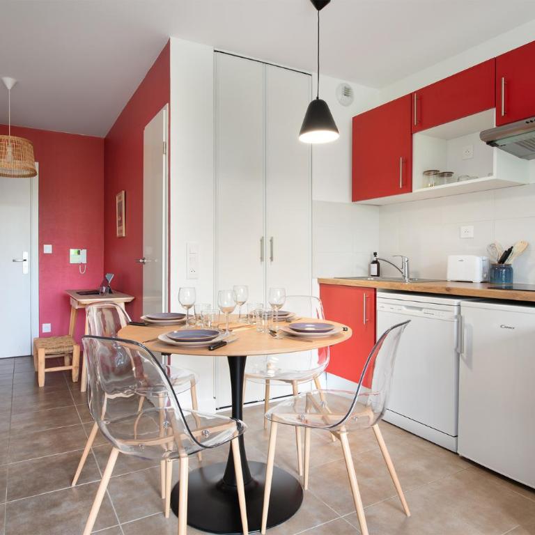 Appartement Centre Ville Toulouse - Dôme la Grave - WiFi- Parking GRATUIT - One-Bedroom Apartment - 27