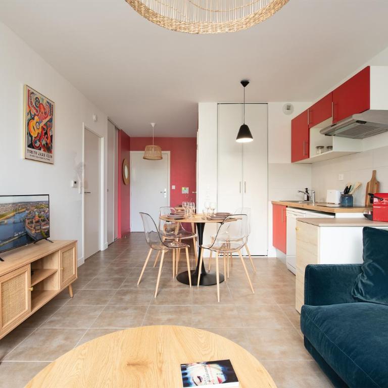 Appartement Centre Ville Toulouse - Dôme la Grave - WiFi- Parking GRATUIT - One-Bedroom Apartment - 13