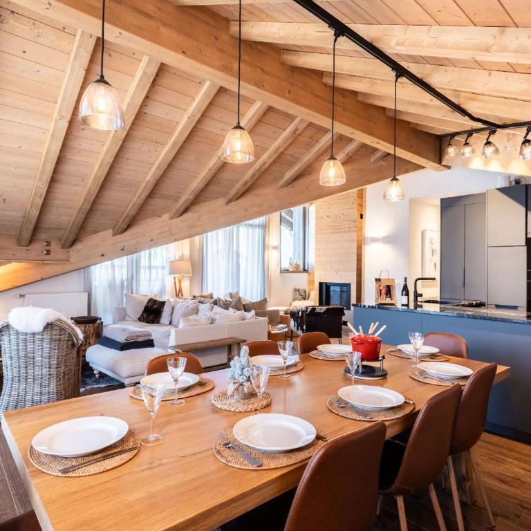 Superbe T4 à Plagne Montalbert avec Cheminée, WIFI, Parking & Terrasse - FR-1-755-28 - Apartment - 1