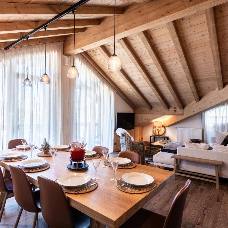 Superbe T4 à Plagne Montalbert avec Cheminée, WIFI, Parking & Terrasse - FR-1-755-28 - Apartment - 3