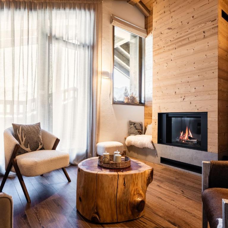 Superbe T4 à Plagne Montalbert avec Cheminée, WIFI, Parking & Terrasse - FR-1-755-28 - Apartment - 6