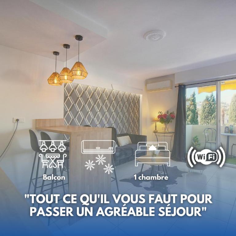 Isa - Clim - WiFi - Balcon - VCA - Appartement 1 Chambre - 1