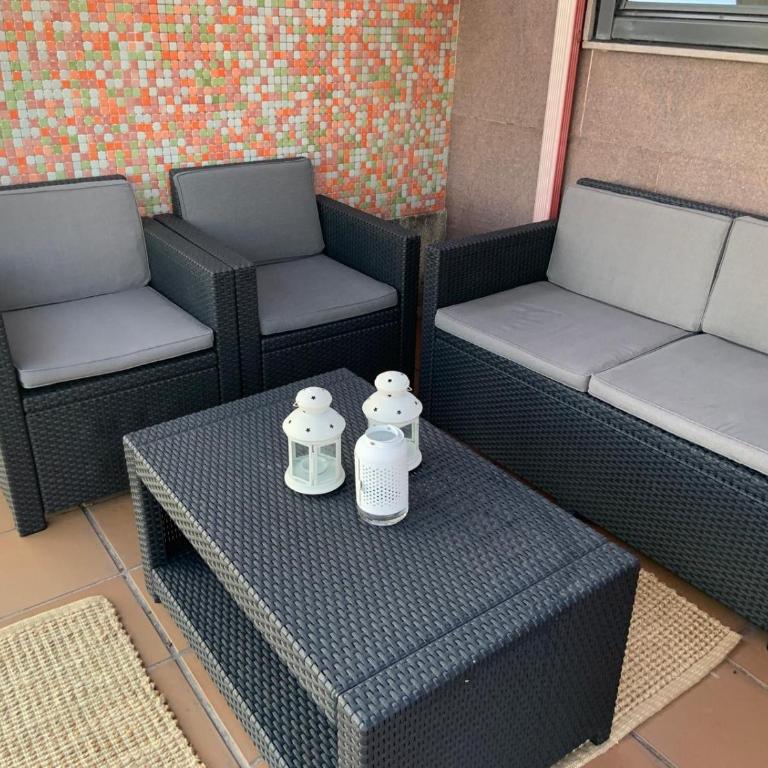 APARTAMENTO MARISMAS DA LANZADA- Playa de La Lanzada - Apartamento de 1 dormitorio - 35