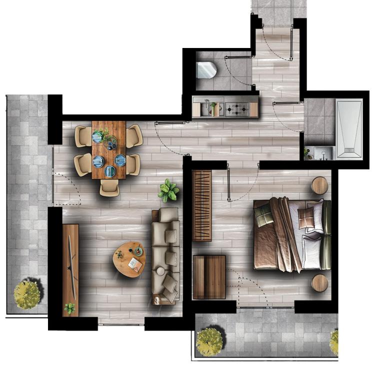 Haus Arrez - Apartamento Premium de 1 dormitorio - 8