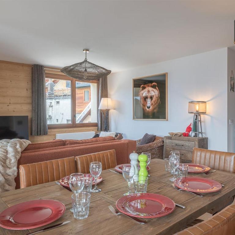 Alpe d'Huez Houses - Chez Cathy - Fermes de l'Alpe - Fabuleux 2 chambres neuf pour 6 personnes - Apartamento con vistas a las montañas - 22