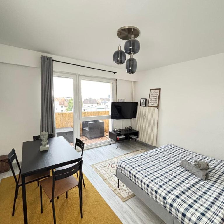 Soh Rent Appartement cozy Strasbourg Wifi Terrasse St Aloise - Double Room - 3