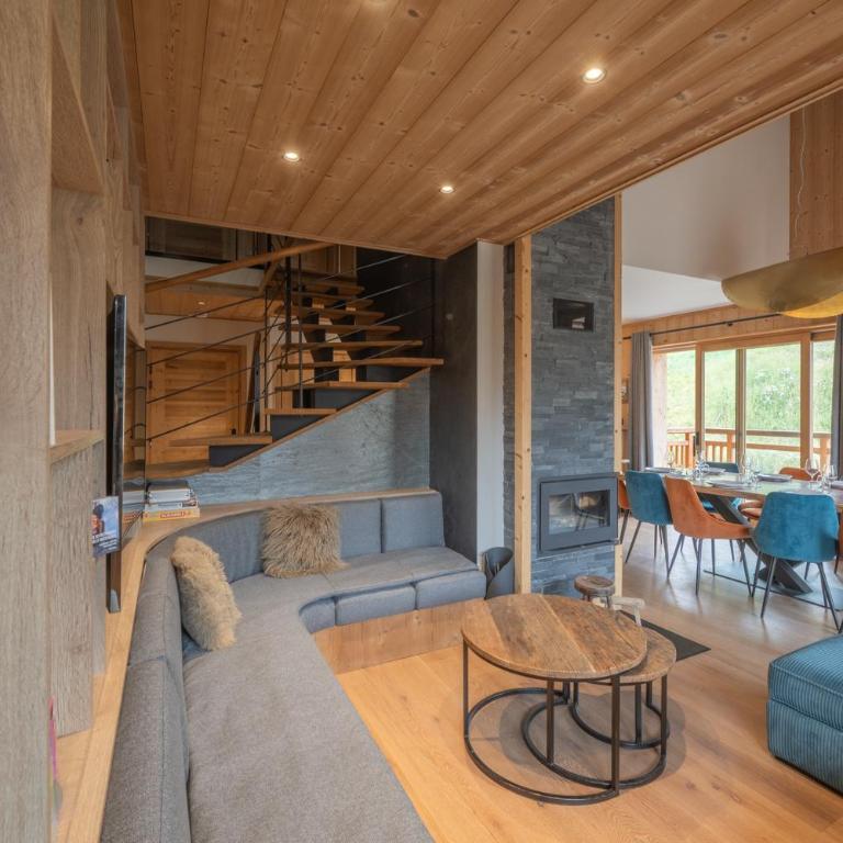Alpe d'Huez Houses - Hameau de Clotaire - Le cocon blanc - Duplex 5 chambres - cheminée wellness - Ski aux pieds - Appartamento Deluxe con 5 Camere da Letto - 28