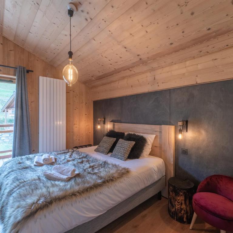 Alpe d'Huez Houses - Hameau de Clotaire - Le cocon blanc - Duplex 5 chambres - cheminée wellness - Ski aux pieds - Appartamento Deluxe con 5 Camere da Letto - 38