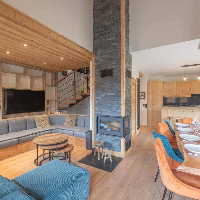 Alpe d'Huez Houses - Hameau de Clotaire - Le cocon blanc - Duplex 5 chambres - cheminée wellness - Ski aux pieds - Appartamento Deluxe con 5 Camere da Letto - 1